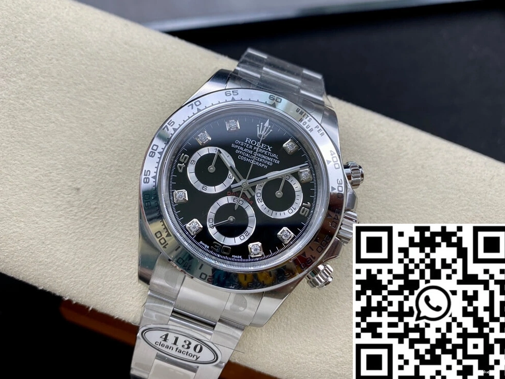 Clean Daytona M116509-0055 Factory Dial Cosmograph Black Rolex 0505